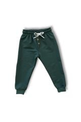 Düğme Detaylı Erkek Çocuk Takım Benetton Yeşili