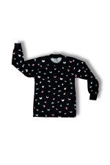 Süprem Kumaş Kız Çocuk Gecelik Pijama Kelebekli Desen