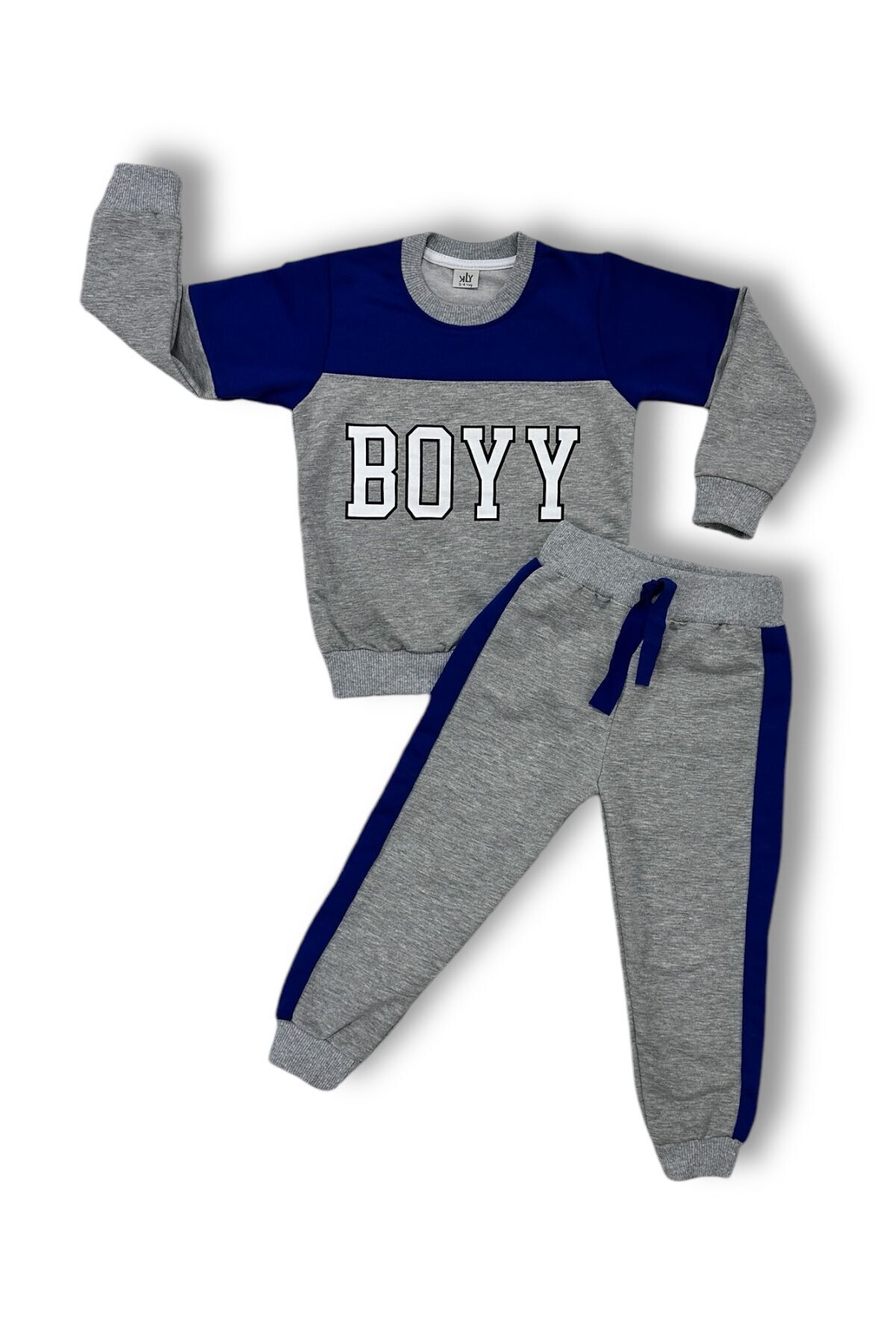 BOYY Baskılı Erkek Çocuk Takım 8-12 Mavi