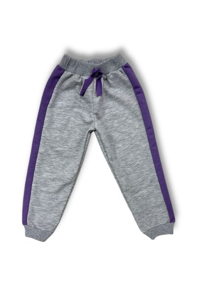 GIRL Baskılı Kız Çocuk Takım 3-8 Lila