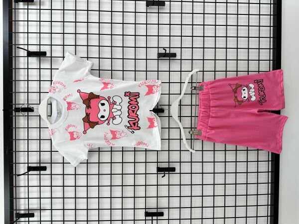 Kuromi Kız Çocuk Takım Pembe