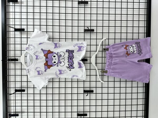 Kuromi Kız Çocuk Takım Lila